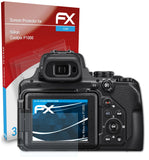 atFoliX FX-Clear Schutzfolie für Nikon Coolpix P1000