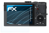Schutzfolie atFoliX kompatibel mit Nikon Coolpix P310, ultraklare FX (3X)