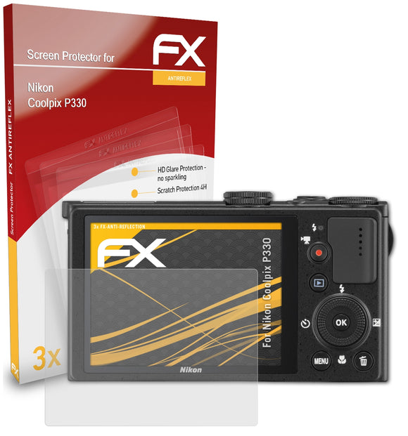 atFoliX FX-Antireflex Displayschutzfolie für Nikon Coolpix P330