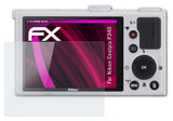 Glasfolie atFoliX kompatibel mit Nikon Coolpix P340, 9H Hybrid-Glass FX