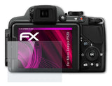 Glasfolie atFoliX kompatibel mit Nikon Coolpix P520, 9H Hybrid-Glass FX