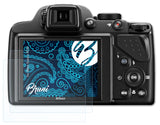 Schutzfolie Bruni kompatibel mit Nikon Coolpix P530, glasklare (2X)