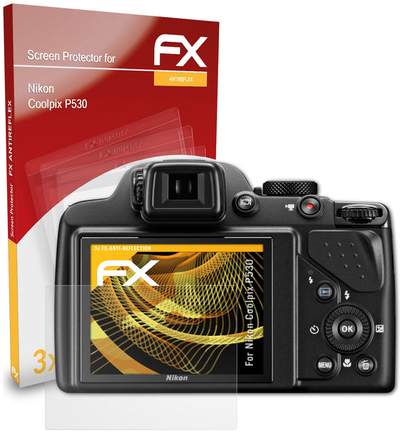 atFoliX FX-Antireflex Displayschutzfolie für Nikon Coolpix P530