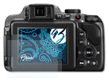 Schutzfolie Bruni kompatibel mit Nikon Coolpix P610, glasklare (2X)