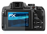 Schutzfolie atFoliX kompatibel mit Nikon Coolpix P610, ultraklare FX (3X)