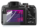 Glasfolie atFoliX kompatibel mit Nikon Coolpix P610, 9H Hybrid-Glass FX