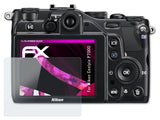 Glasfolie atFoliX kompatibel mit Nikon Coolpix P7000, 9H Hybrid-Glass FX