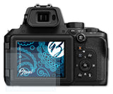 Schutzfolie Bruni kompatibel mit Nikon Coolpix P950, glasklare (2X)
