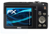 Schutzfolie atFoliX kompatibel mit Nikon Coolpix S3100, ultraklare FX (3X)