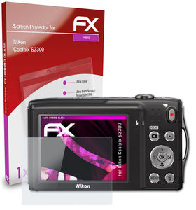 atFoliX FX-Hybrid-Glass Panzerglasfolie für Nikon Coolpix S3300