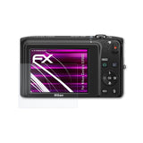 atFoliX FX-Hybrid-Glass Panzerglasfolie für Nikon Coolpix S3500