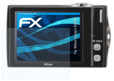 Schutzfolie atFoliX kompatibel mit Nikon Coolpix S4000, ultraklare FX (3X)