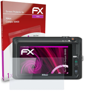 atFoliX FX-Hybrid-Glass Panzerglasfolie für Nikon Coolpix S6400