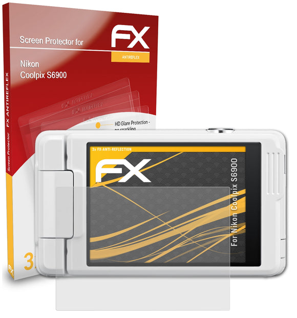 atFoliX FX-Antireflex Displayschutzfolie für Nikon Coolpix S6900