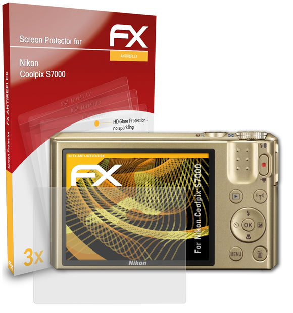 atFoliX FX-Antireflex Displayschutzfolie für Nikon Coolpix S7000