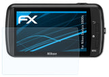 Schutzfolie atFoliX kompatibel mit Nikon Coolpix S800c, ultraklare FX (3X)