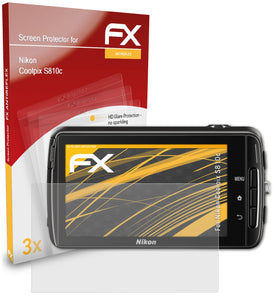atFoliX FX-Antireflex Displayschutzfolie für Nikon Coolpix S810c