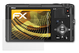 Panzerfolie atFoliX kompatibel mit Nikon Coolpix S9500, entspiegelnde und stoßdämpfende FX (3X)