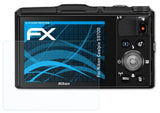 Schutzfolie atFoliX kompatibel mit Nikon Coolpix S9700, ultraklare FX (3X)