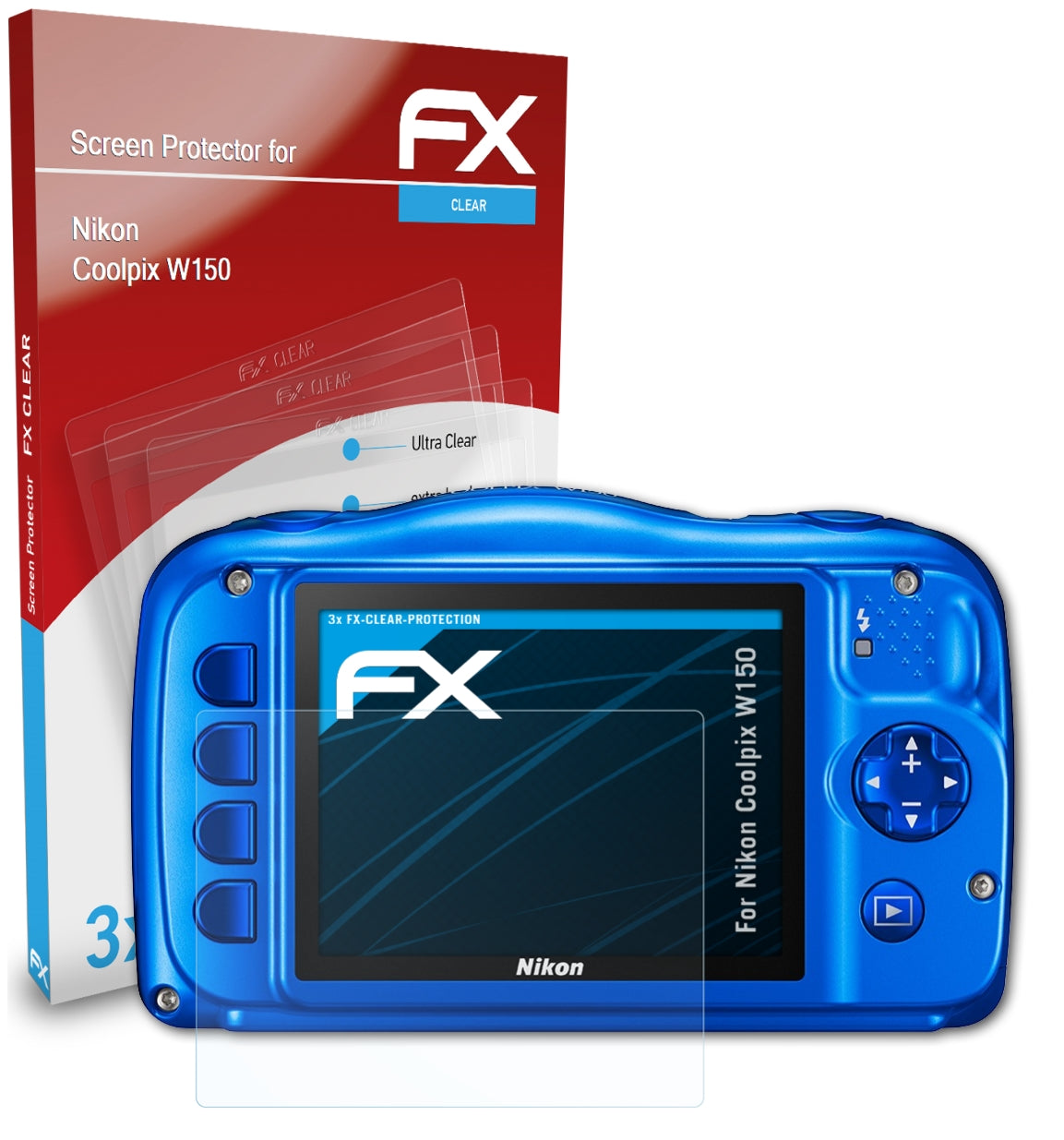 atFoliX Folie für Nikon Coolpix W150 – atFoliX GmbH