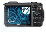 Schutzfolie Bruni kompatibel mit Nikon Coolpix W300, glasklare (2X)