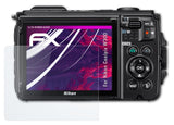 Glasfolie atFoliX kompatibel mit Nikon Coolpix W300, 9H Hybrid-Glass FX