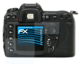 Schutzfolie atFoliX kompatibel mit Nikon D200, ultraklare FX (3er Set)