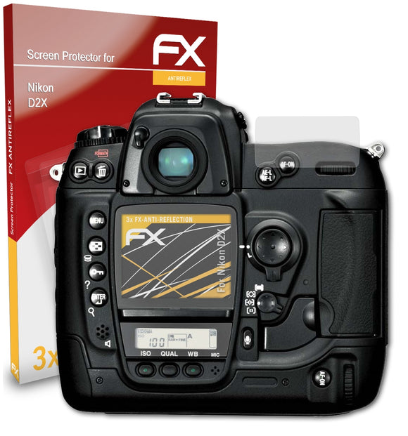 atFoliX FX-Antireflex Displayschutzfolie für Nikon D2X