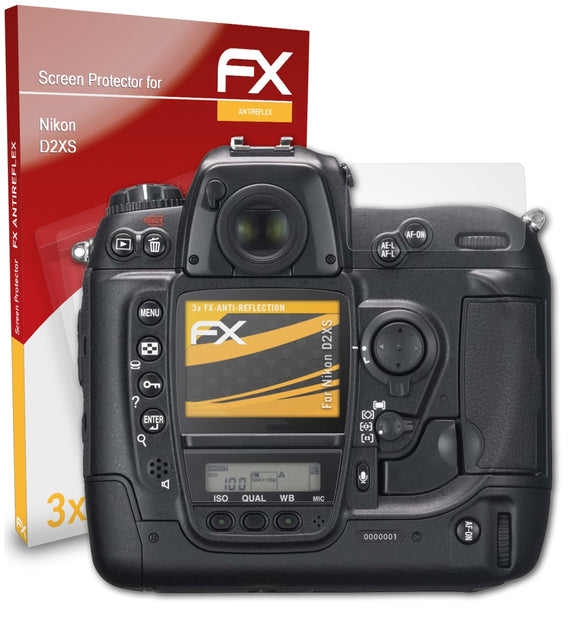 atFoliX FX-Antireflex Displayschutzfolie für Nikon D2XS