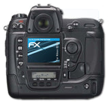 Schutzfolie atFoliX kompatibel mit Nikon D2XS, ultraklare FX (3er Set)