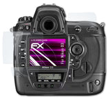 Glasfolie atFoliX kompatibel mit Nikon D3, 9H Hybrid-Glass FX (1er Set)