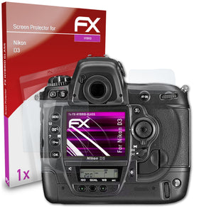 atFoliX FX-Hybrid-Glass Panzerglasfolie für Nikon D3