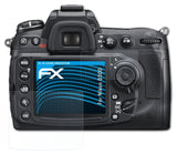 Schutzfolie atFoliX kompatibel mit Nikon D300, ultraklare FX (3er Set)
