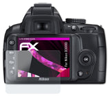 Glasfolie atFoliX kompatibel mit Nikon D3000, 9H Hybrid-Glass FX