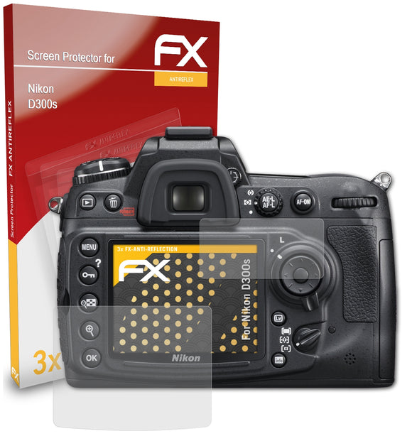atFoliX FX-Antireflex Displayschutzfolie für Nikon D300s