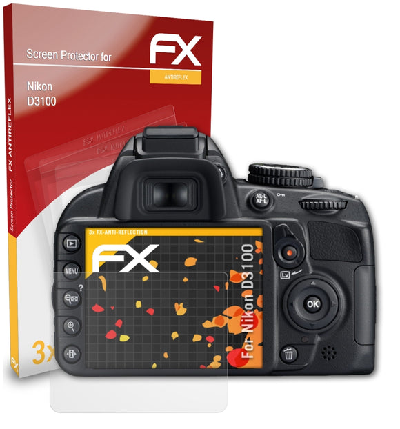 atFoliX FX-Antireflex Displayschutzfolie für Nikon D3100