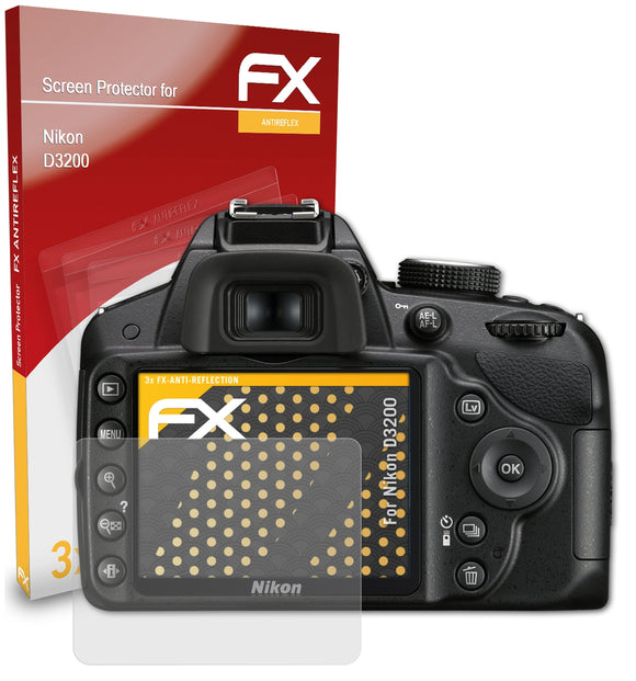 atFoliX FX-Antireflex Displayschutzfolie für Nikon D3200