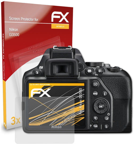 atFoliX FX-Antireflex Displayschutzfolie für Nikon D3500