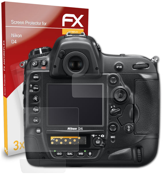 atFoliX FX-Antireflex Displayschutzfolie für Nikon D4