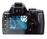 Schutzfolie Bruni kompatibel mit Nikon D40, glasklare (2X)