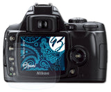 Schutzfolie Bruni kompatibel mit Nikon D40X, glasklare (2X)