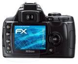 Schutzfolie atFoliX kompatibel mit Nikon D40X, ultraklare FX (3X)