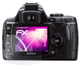 Glasfolie atFoliX kompatibel mit Nikon D40X, 9H Hybrid-Glass FX