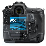 Schutzfolie atFoliX kompatibel mit Nikon D5, ultraklare FX (3er Set)