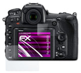 Glasfolie atFoliX kompatibel mit Nikon D500, 9H Hybrid-Glass FX (1er Set)