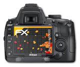 Panzerfolie atFoliX kompatibel mit Nikon D5000, entspiegelnde und stoßdämpfende FX (3X)