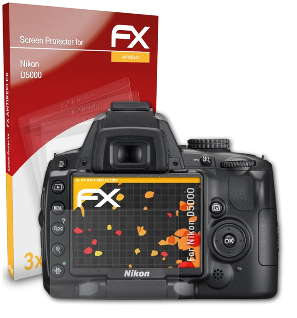 atFoliX FX-Antireflex Displayschutzfolie für Nikon D5000