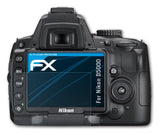 Schutzfolie atFoliX kompatibel mit Nikon D5000, ultraklare FX (3X)