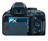 Schutzfolie atFoliX kompatibel mit Nikon D5200, ultraklare FX (3X)