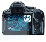 Schutzfolie Bruni kompatibel mit Nikon D5300, glasklare (2X)